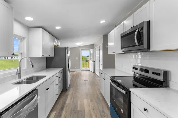 Modern kitchen design professional real estate photography Galax VA